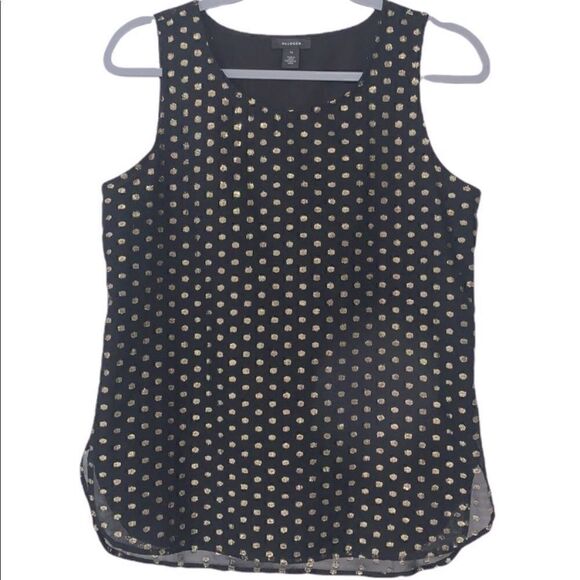 Halogen Black and Gold Metallic Tank Top Size XS - Picture 1 of 8